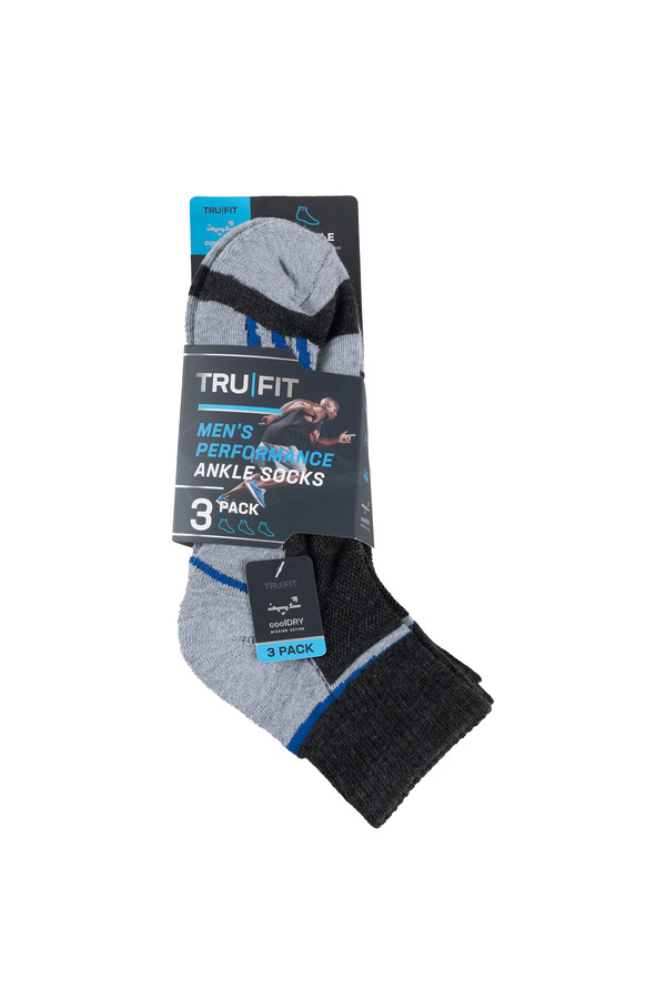 tru|fit - Ankle sports socks, pk. of 3